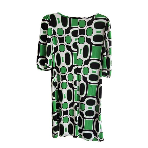 V.1 Couture Retro 60s Mod Dress Small Bold Colors Geometric Mid Century Hippy - Picture 2 of 9